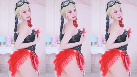 AfreecaTV金娜美jk制服加特林热舞20251030舞蹈剪辑